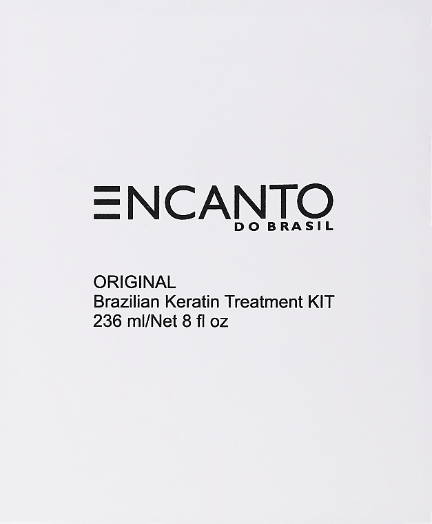 Zestaw - Encanto Brazilian Keratin Treatment Kit (shmp/236ml + treatm/236ml + cond/236ml) — Zdjęcie N2