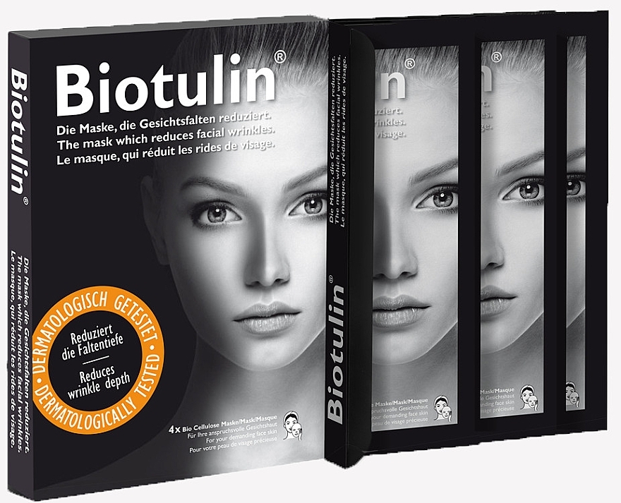 Maska przeciwstarzeniowa do twarzy - Biotulin Bio Cellulose Mask  — Zdjęcie N1