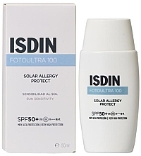 Płyn przeciw alergii na słońce SPF 50 - Isdin Foto Ultra Solar Allergy Fusion Fluid SPF 50 — Zdjęcie N1