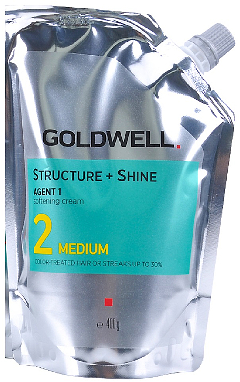 Zmiękczający krem do włosów farbowanych i porowatych - Goldwell Structure + Shine Soft Cream Medium 2 Straightening Cream — Zdjęcie N1