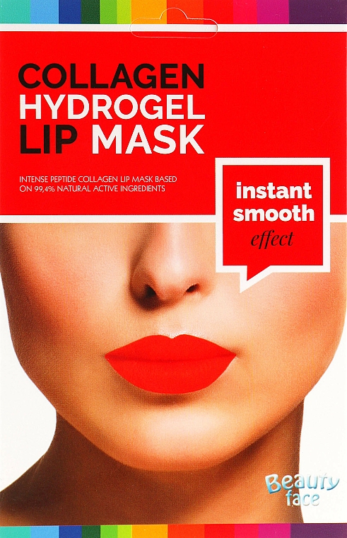 Hydrożelowa maska ​​kolagenowa do ust - Beauty Face Wrinkle Smooth Effect Collagen Hydrogel Lip Mask