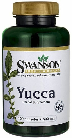 Suplement diety Yukka, 500 mg - Swanson Yucca — Zdjęcie N1