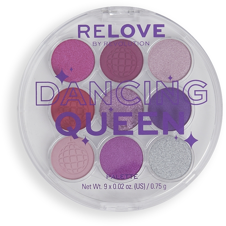 Paleta cieni do powiek - Relove By Revolution Dancing Queen Shadow Palette — Zdjęcie N5
