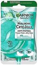 Przeciwzmęczeniowa maska do konturowania oczu dla zmęczonej skóry - Garnier Skin Active Hyaluronic Cryo Jelly — Zdjęcie N1