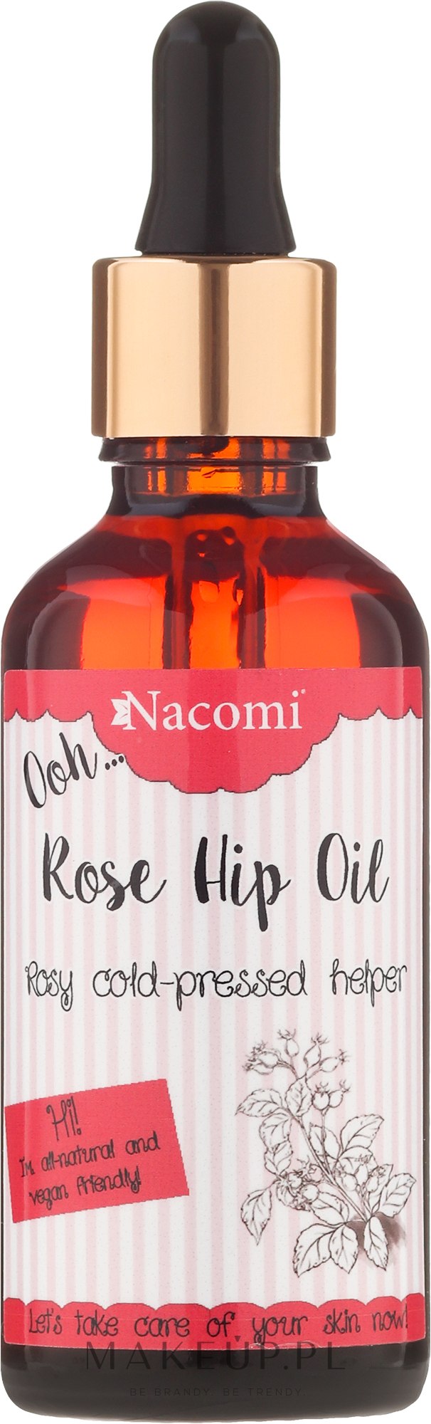Olej z dzikiej róży z pipetą - Nacomi — Zdjęcie 50 ml