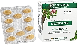 Kup Suplement diety w kapsułkach wzmacniający włosy i paznokcie - Klorane Keratin Caps Suplement Dietary Hair & Nails
