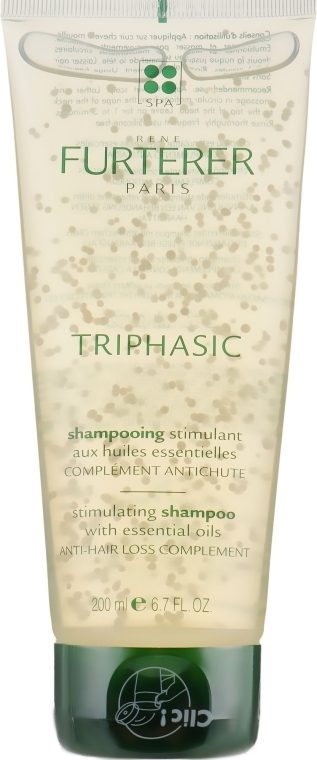 Stymulujący szampon przeciw wypadaniu włosów z olejkami eterycznymi - Rene Furterer Triphasic Anti-Hair Loss Ritual Shampoo — Zdjęcie N4