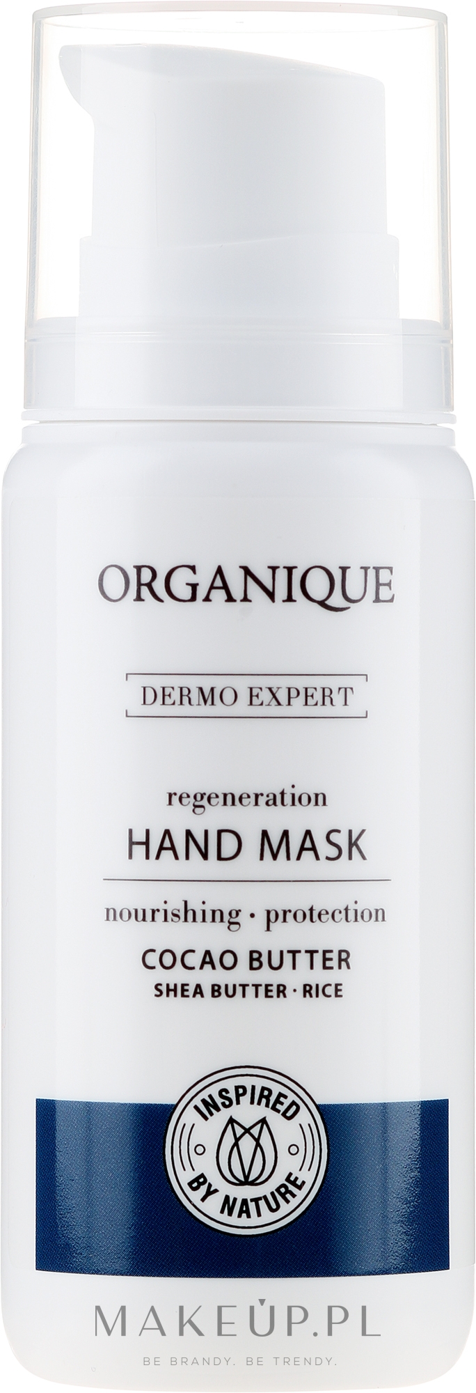 Regenerująco-odżywcza maska do rąk - Organique Dermo Expert — Zdjęcie 100 ml