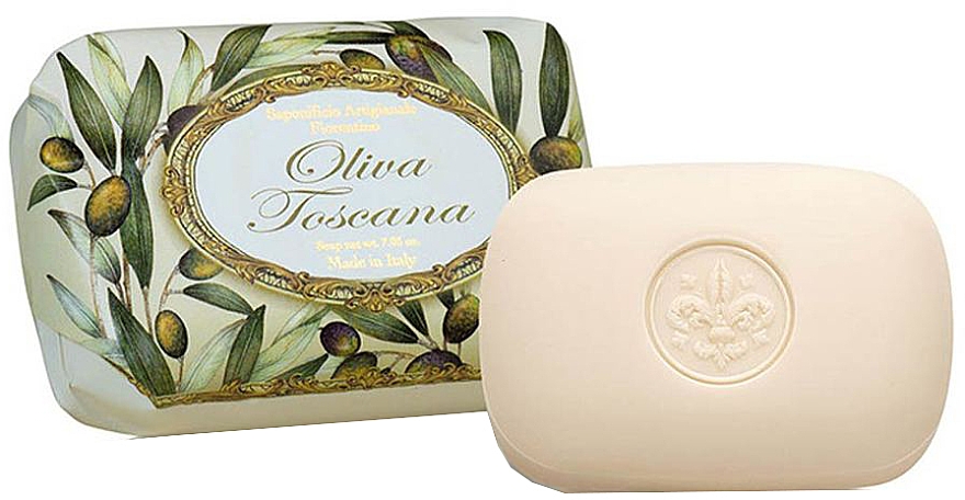 Naturalne mydło kostce Oliwa - Saponificio Artigianale Fiorentino Olive Soap — Zdjęcie N3