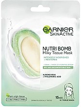 Kup Maska w płachcie do twarzy Migdały i kwas hialuronowy - Garnier SkinActive Nutri Bomb Almond and Hyaluronic Acid Tissue Mask