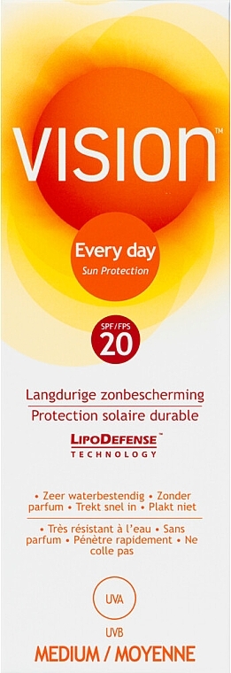 Krem przeciwsłoneczny SPF20 - Vision Every Day Sun Protection SPF20 Sun Cream — Zdjęcie N4