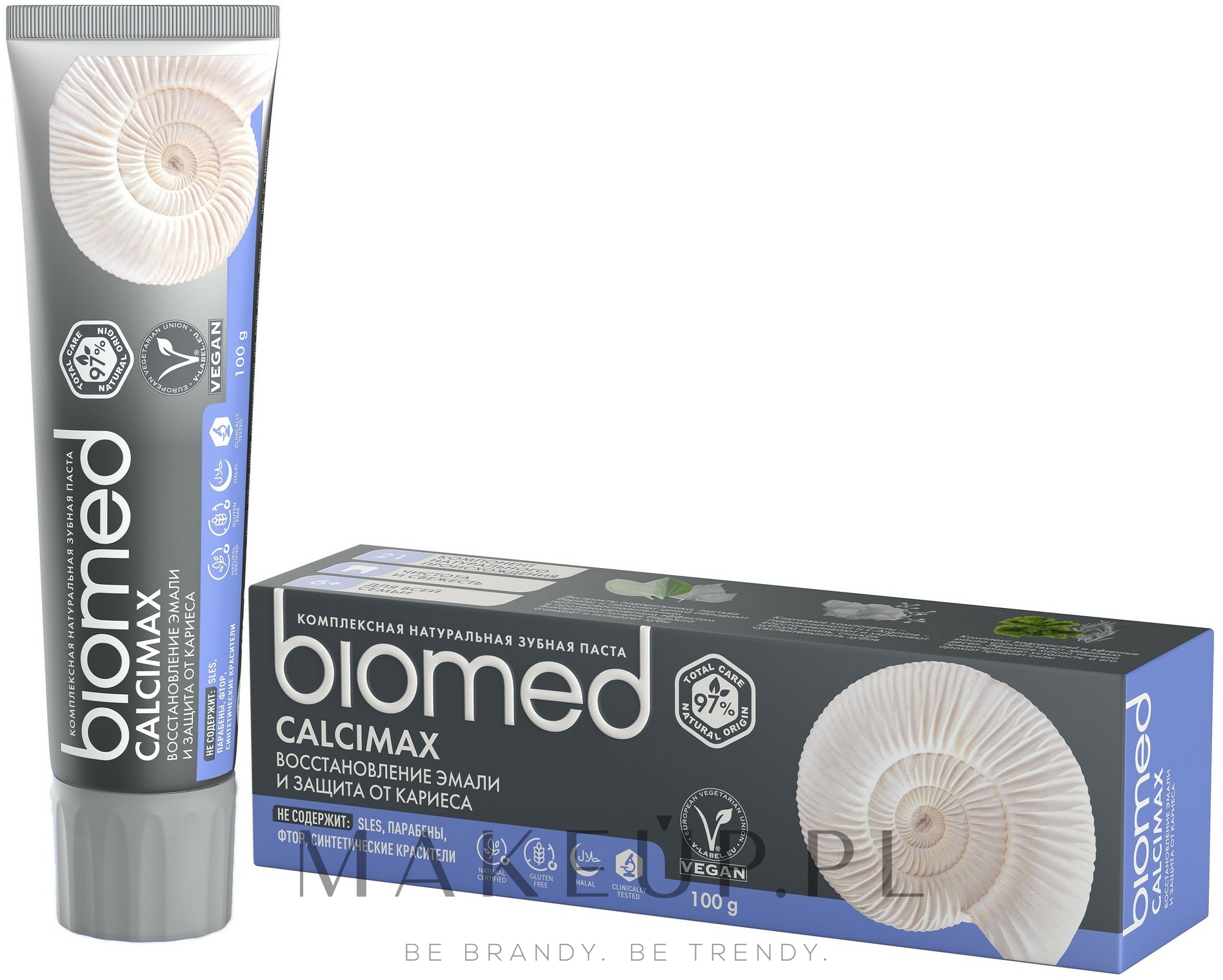 Wzmacniająca pasta do zębów - Biomed Calcimax — Zdjęcie 100 g