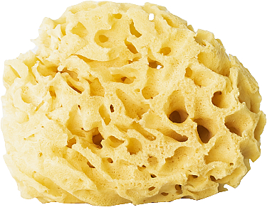 Naturalna gąbka do kąpieli, żółta, 12,5 cm - Hhuumm 03H Natural Sponge — Zdjęcie N1