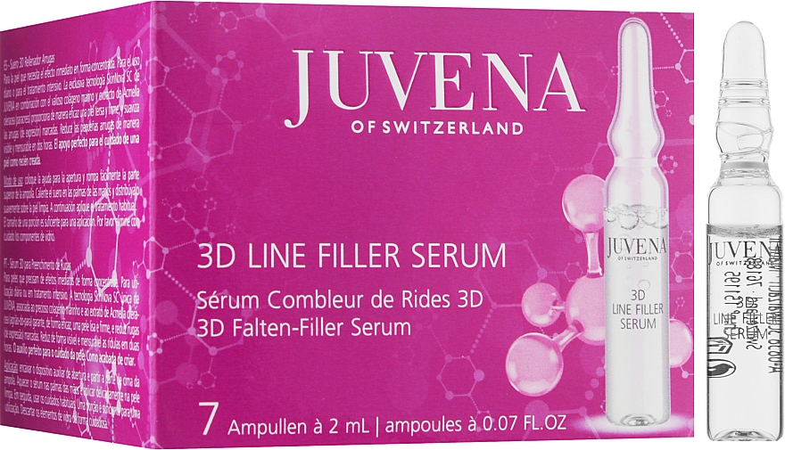 Serum-wypełniacz o działaniu 3D przeciw zmarszczkom - Juvena 3D Line Filler Serum — Zdjęcie N1