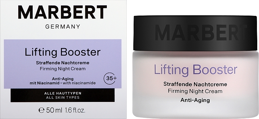 Ujędrniający krem do twarzy na noc - Marbert Lifting Booster Firming Night Cream Anti-Aging — Zdjęcie N2