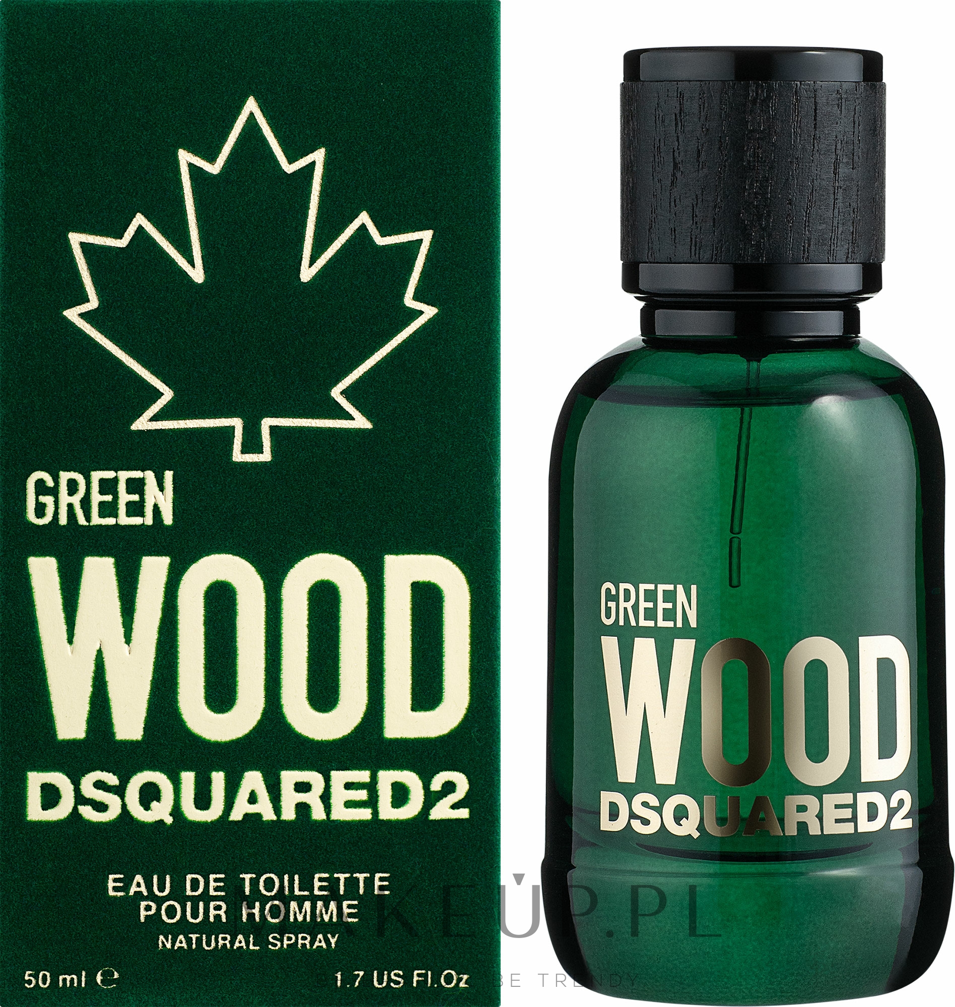 Dsquared2 Green Wood Pour Homme - Woda toaletowa — Zdjęcie 50 ml