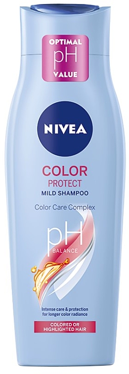 Szampon chroniący kolor do włosów farbowanych - NIVEA Color Protect pH Balace Mild Shampoo — Zdjęcie N4