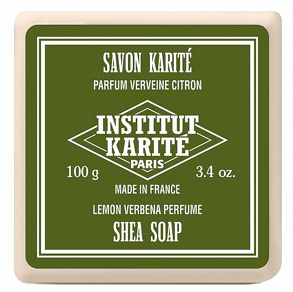 Zestaw - Institut Karite Shea Soap Trio Lemon Verbena, Almond & Honey and Lavender (soap/100g + soap/100g + soap/100g) — Zdjęcie N2