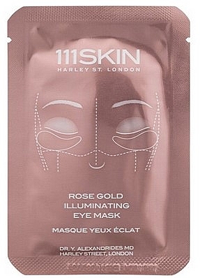 Maski-płatki na skórę wokół oczu - 111SKIN Rose Gold Iluminating Eye Mask — Zdjęcie N1