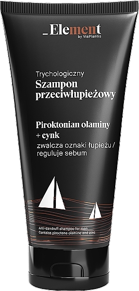 Trychologiczny szampon przeciwłupieżowy dla mężczyzn - Element Shampoo Anti-Dandruff Shampoo For Men — Zdjęcie N1