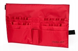 Pasek z etui na pędzle, czerwony - Inglot Nylon Brush Belt Red — Zdjęcie N1