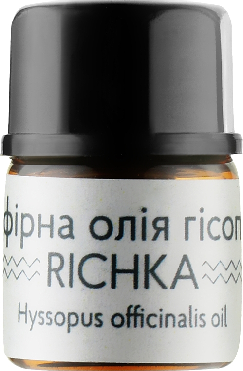 Olejek eteryczny z hyzopu - Richka Hyssopus Officinalis Oil — Zdjęcie N2