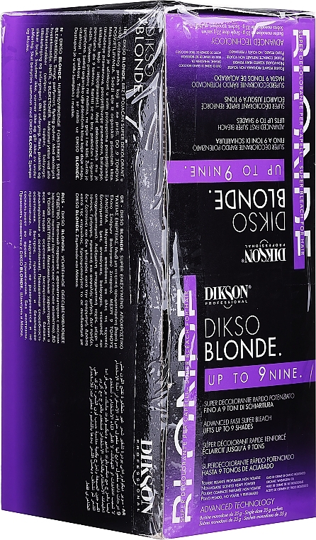 PRZECENA! Wzmocniony proszek rozjaśniający do włosów - Dikson Dikso Blonde Bleaching Powder Up To 9 * — Zdjęcie N4