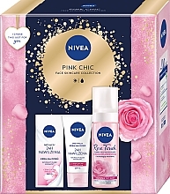 Zestaw - NIVEA Pink Chic (f/foam/150ml + f/cr/50ml) — Zdjęcie N1