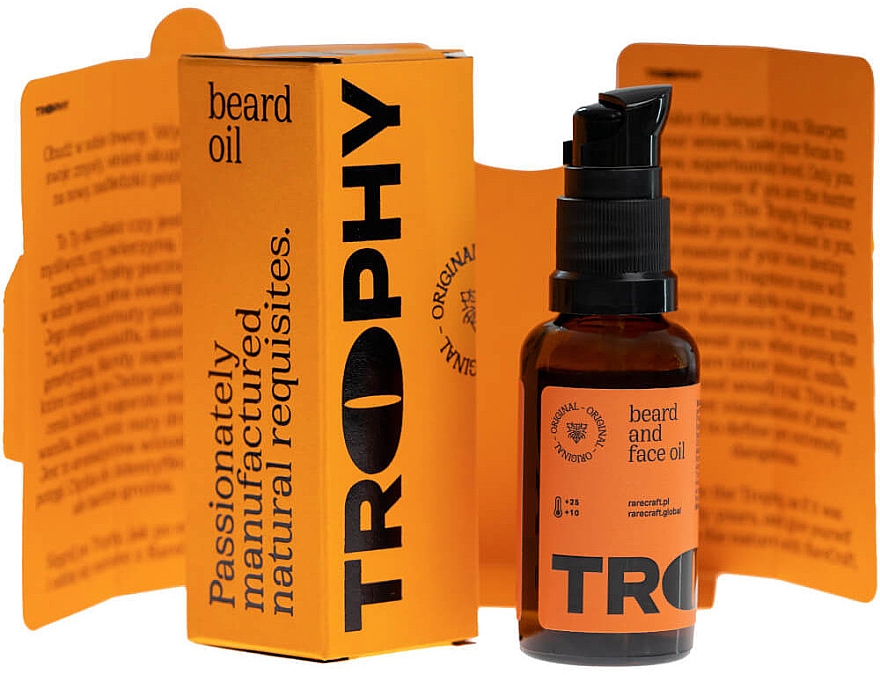 Olejek do brody i twarzy - RareCraft Trophy Beard And Face Oil — Zdjęcie N2