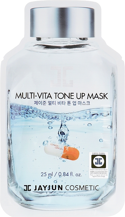 Maseczka do twarzy w płachcie z kompleksem witamin - Jayjun Multi-Vita Tone Up Mask  — Zdjęcie N1