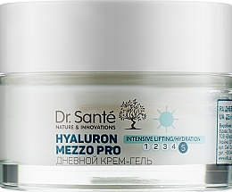 Krem-żel na dzień do twarzy - Dr Sante Hyaluron Mezzo Pro Cream — Zdjęcie N1