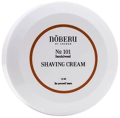 Krem do golenia Drzewo sandałowe - Noberu Of Sweden Sandalwood Shaving Cream — Zdjęcie N3