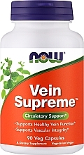 Suplement diety wspomagający krążenie w kapsułkach - Now Foods Vein Supreme Veg Capsules — Zdjęcie N1