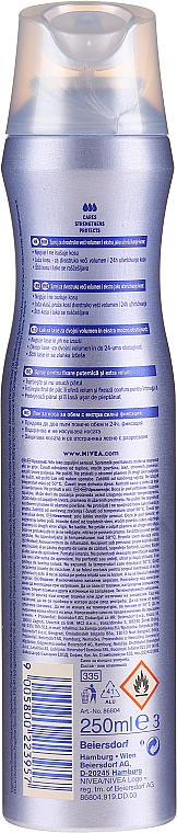 Lakier do włosów zwiększający objętość - NIVEA Hair Care Volume Sensation Styling Spray — Zdjęcie N2