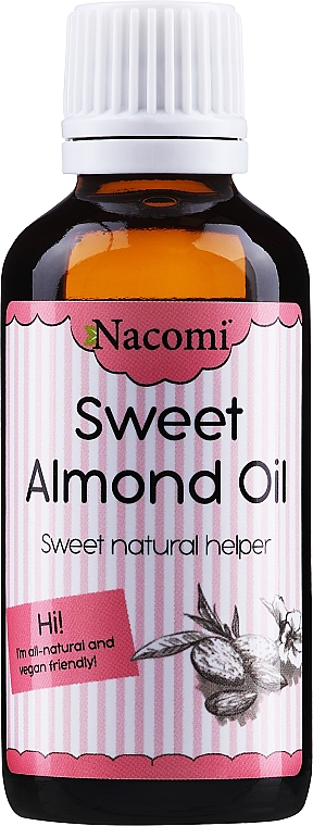 Olej ze słodkich migdałów - Nacomi Sweet Almond Oil — Zdjęcie N1