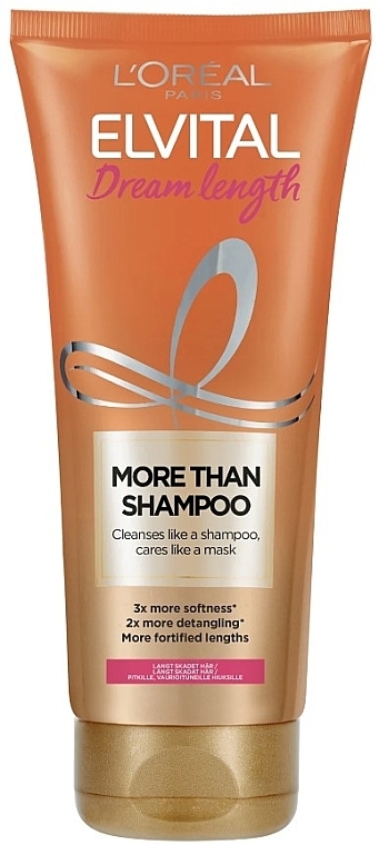 Intensywnie pielęgnujący szampon do włosów - L'Oreal Paris Elvital Dream Lengths More Than Shampoo — Zdjęcie N1