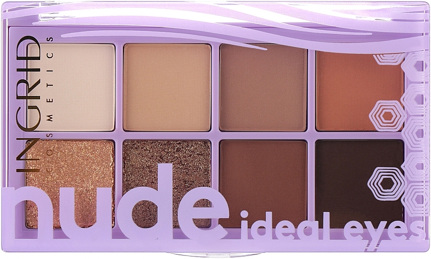 Paleta cieni do powiek - Ingrid Cosmetics Nude Ideal Eyes Eyeshadow Palette — Zdjęcie N2