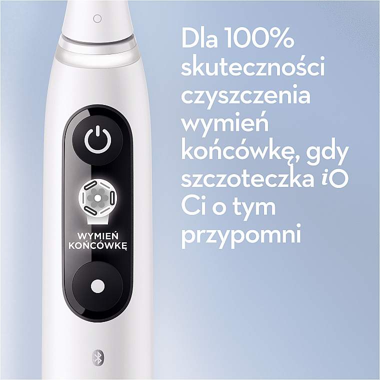 Elektryczna szczoteczka do zębów, biała - Oral-B Braun iO Series 6 — Zdjęcie N10