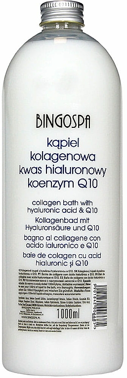 Kąpiel kolagenowa z koenzymem Q10 - BingoSpa Bath Collagen With Coenzyme Q10 — Zdjęcie N1