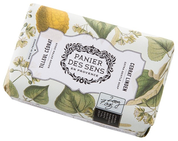Mydło w kostce - Panier Des Sens Extra Gentle Natural Soap with Shea Butter Cedrat Linden — Zdjęcie N1