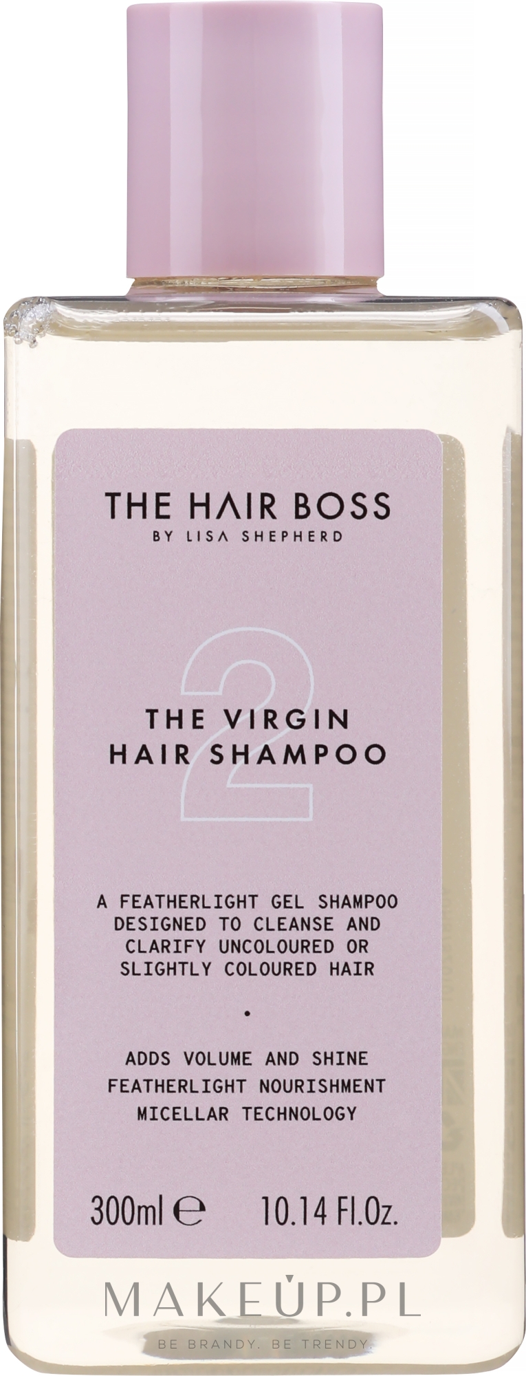 Micelarny szampon do włosów cienkich i delikatnych - The Hair Boss Virgin Hair Shampoo — Zdjęcie 300 ml