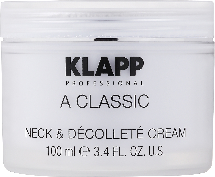 Krem na szyję i dekolt - Klapp A Classic Neck & Decollete Cream — Zdjęcie N3