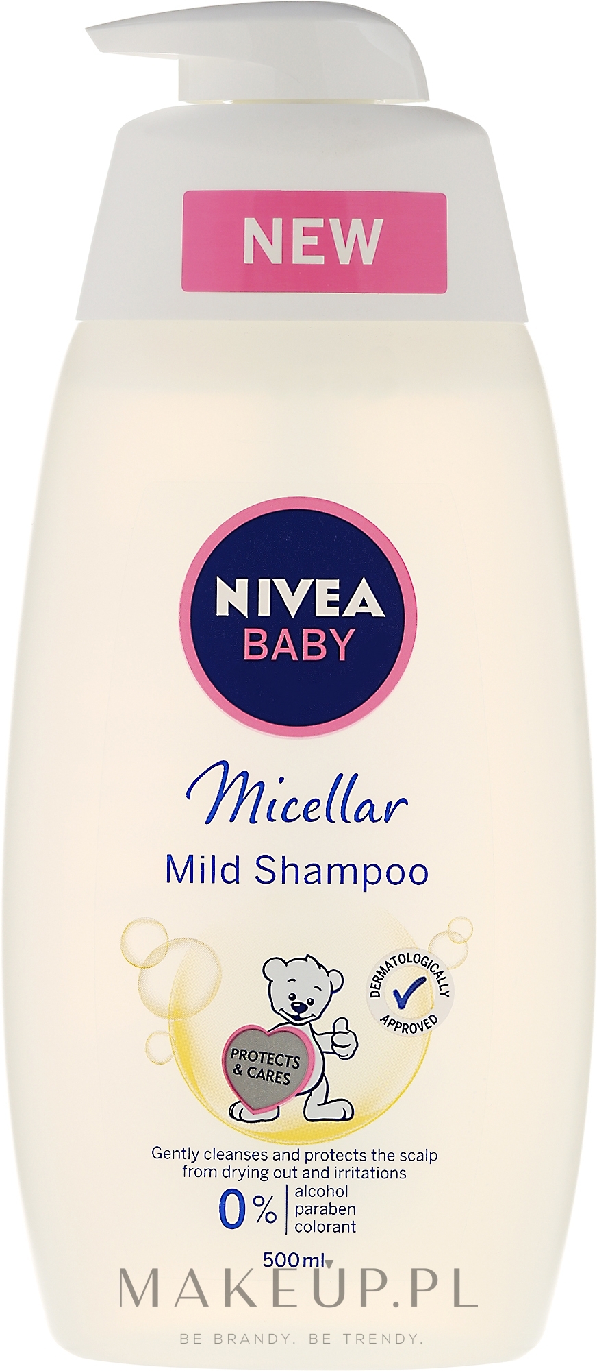 Delikatny szampon micelarny dla dzieci - NIVEA BABY Micellar Mild Shampoo — Zdjęcie 500 ml