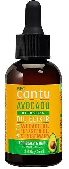 Nawilżający eliksir do włosów - Cantu Avocado Oil Elixir — Zdjęcie N1