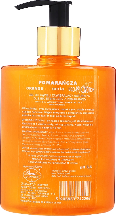 Antydepresyjny olejek do kąpieli Pomarańcza - Jadwiga Aromaterapia — Zdjęcie N2