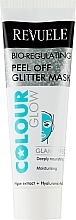 Kup Bioregulująca brokatowa maska peel-off do twarzy - Revuele Color Glow Glitter Mask Pell-Off Bio-regulating