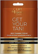 Kup Chusteczka samoopalająca - Lift4Skin Get Your Tan! Self Tanning Bronze Tissue