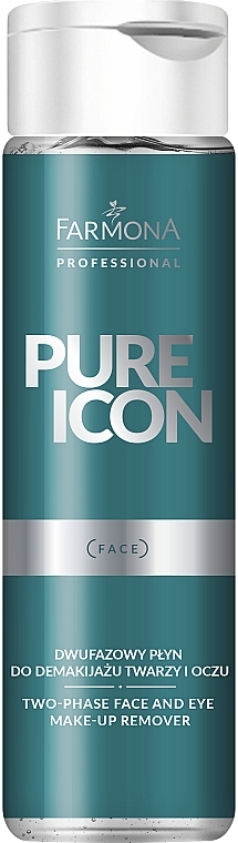 Dwufazowy płyn do demakijażu twarzy i oczu - Farmona Professional Pure Icon Two-Phase Face And Eye Makeup Remover  — Zdjęcie N1