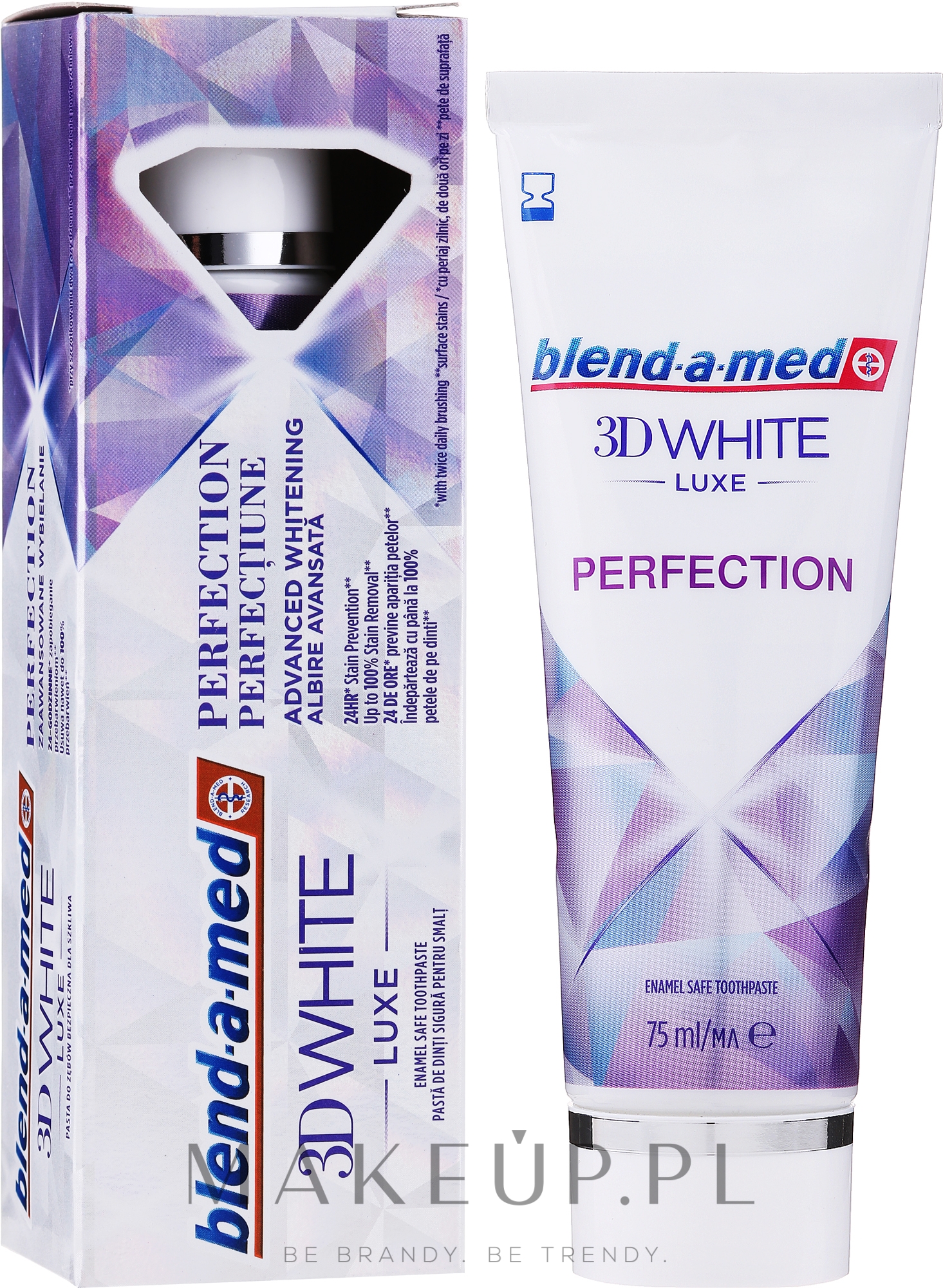 Wybielająca pasta do zębów - Blend-a-med 3D White Luxe Perfection — Zdjęcie 75 ml