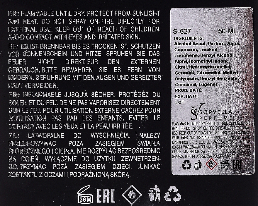 Sorvella Perfume S-627 - Woda perfumowana — Zdjęcie N3